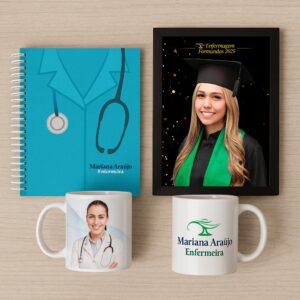 Stella Maris - Kit Curso de Enfermagem Comemorativo Formatura